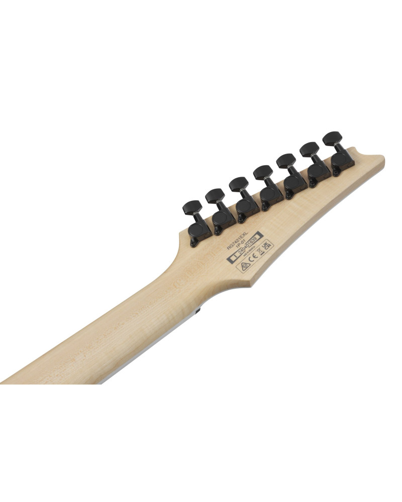 Ibanez RG7421EXL-BKF RG Electric Guitar 7-String Lefty - Black Flat