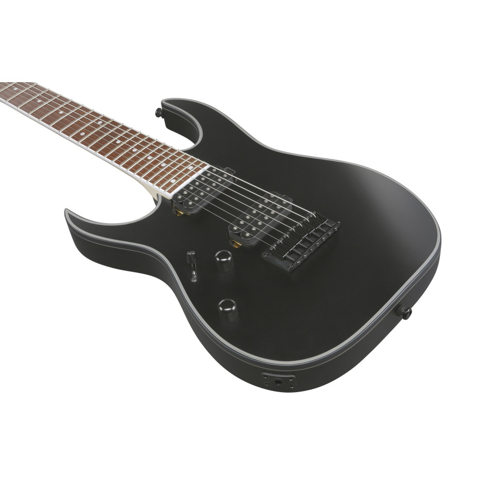 Ibanez RG7421EXL-BKF RG Electric Guitar 7-String Lefty - Black Flat