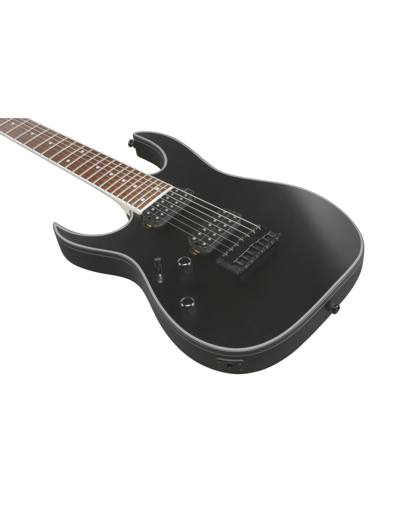 Ibanez RG7421EXL-BKF RG Electric Guitar 7-String Lefty - Black Flat