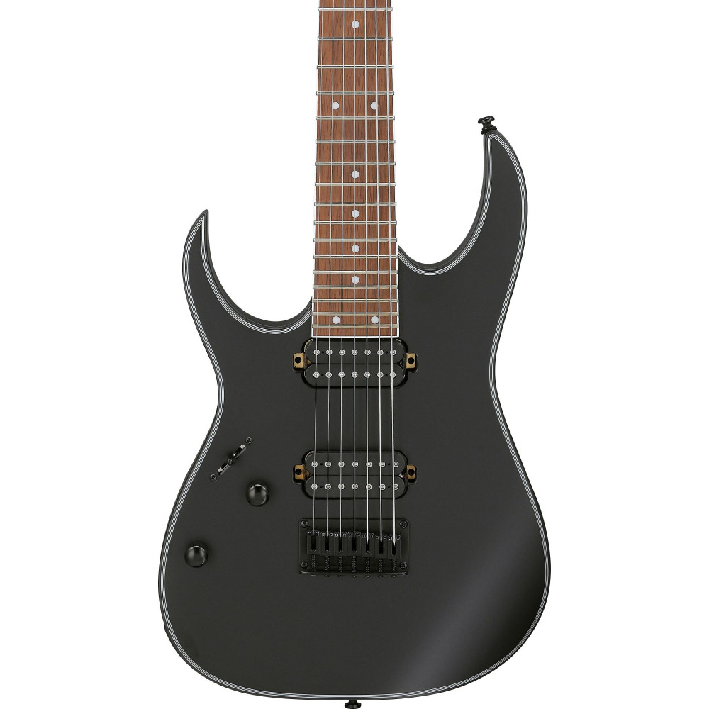 Ibanez RG7421EXL-BKF RG Electric Guitar 7-String Lefty - Black Flat