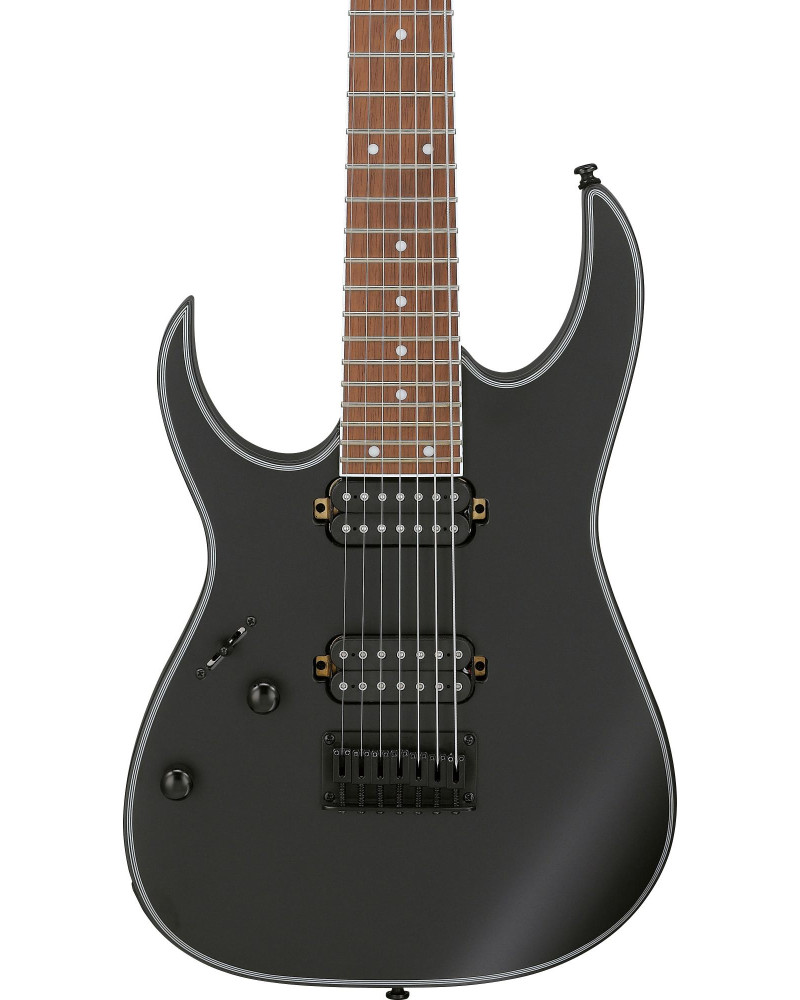 Ibanez RG7421EXL-BKF RG Electric Guitar 7-String Lefty - Black Flat