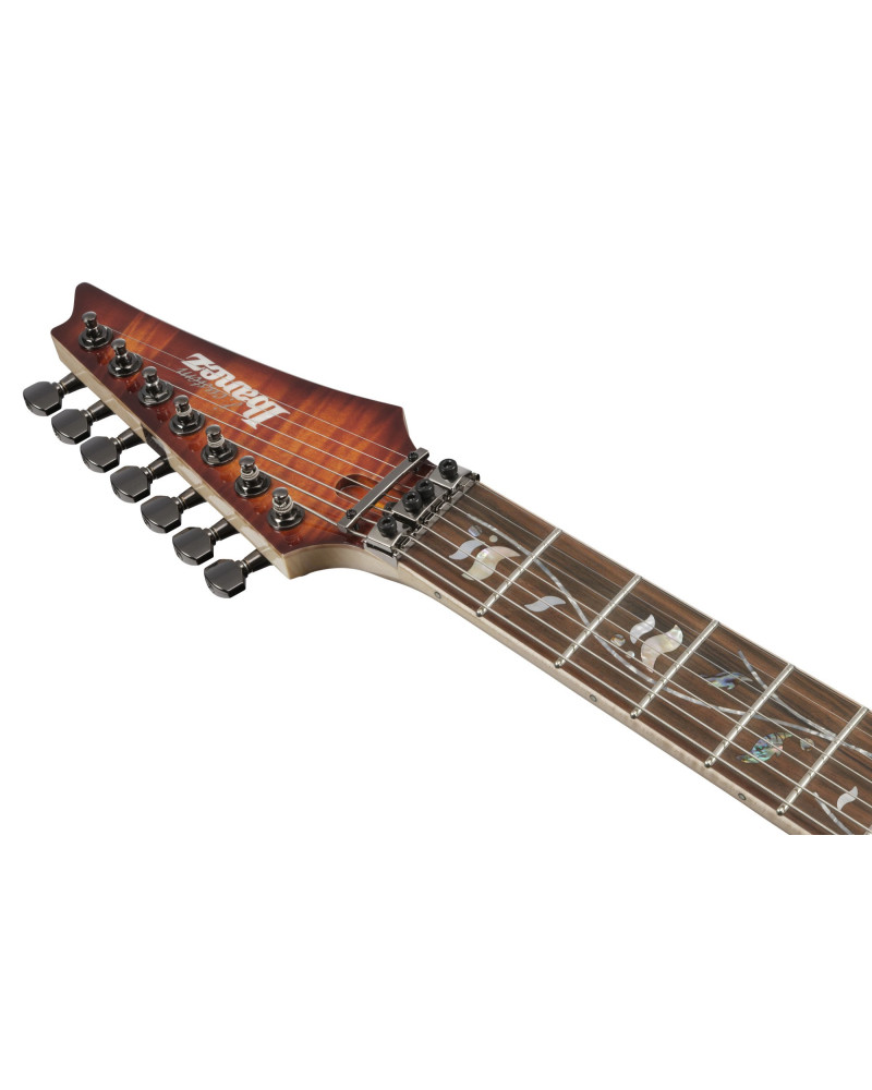 Ibanez RG8527-BSR j.custom RG Electric Guitar 7-String - Brownish Sphalerite + Case