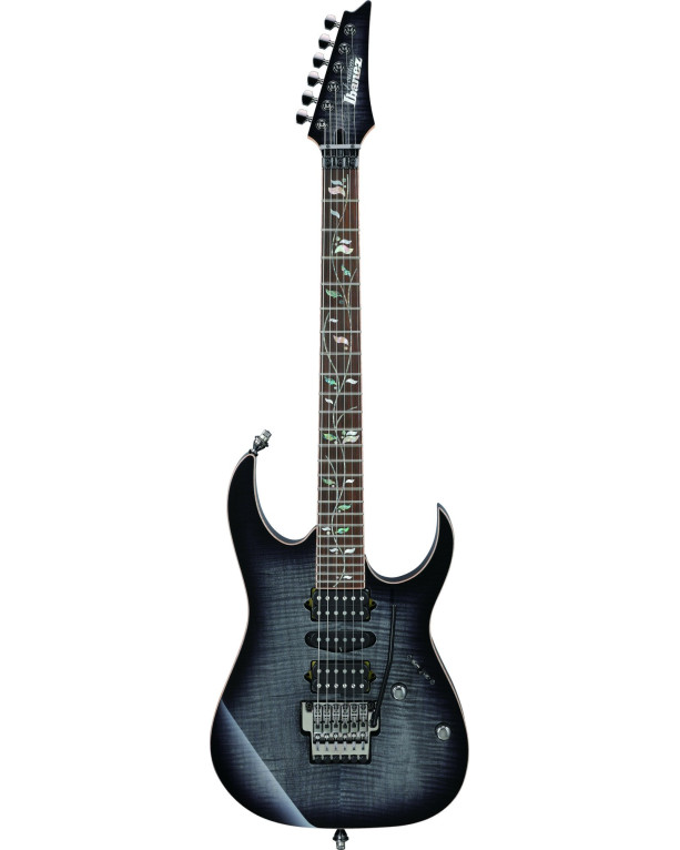 Ibanez RG8570-BRE j.custom RG Electric Guitar 6-String - Black Rutile + Case