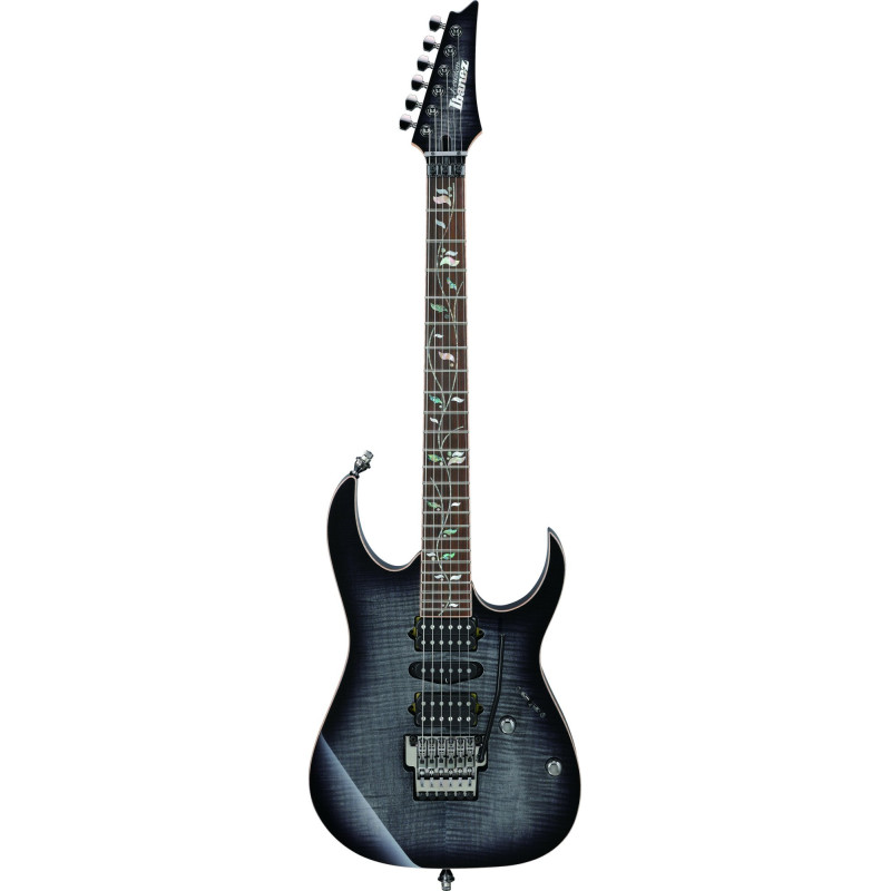 Ibanez RG8570-BRE j.custom RG Electric Guitar 6-String - Black Rutile + Case