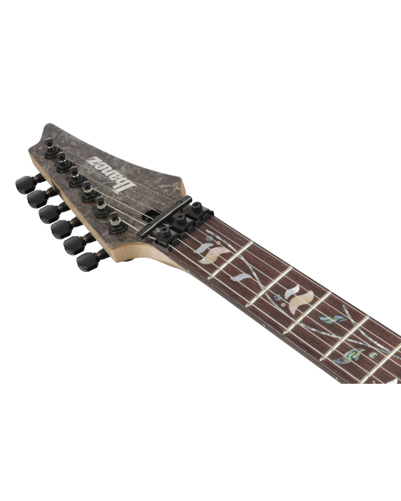 Ibanez RG8620AH-BQZ j.custom RG Electric Guitar 6-String - Black Quartz + Case