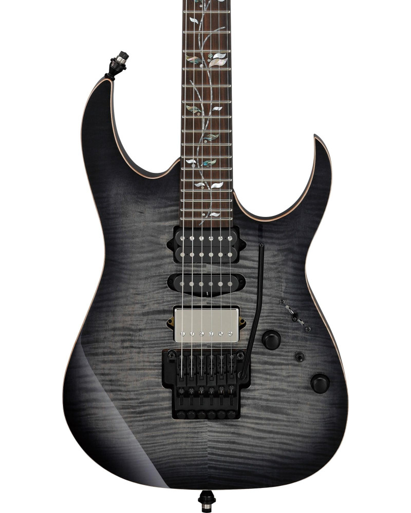 Ibanez RG8870-BRE j.custom, Axe Design Lab RG Electric Guitar 6-String - Black Rutile + Case
