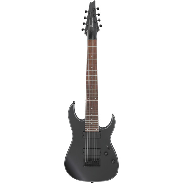 Ibanez RG8EX-BKF RG Electric Guitar 8-String - Black Flat