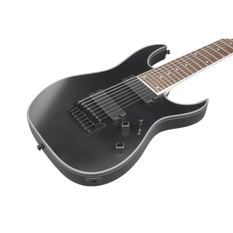 Ibanez RG8EX-BKF RG Electric Guitar 8-String - Black Flat