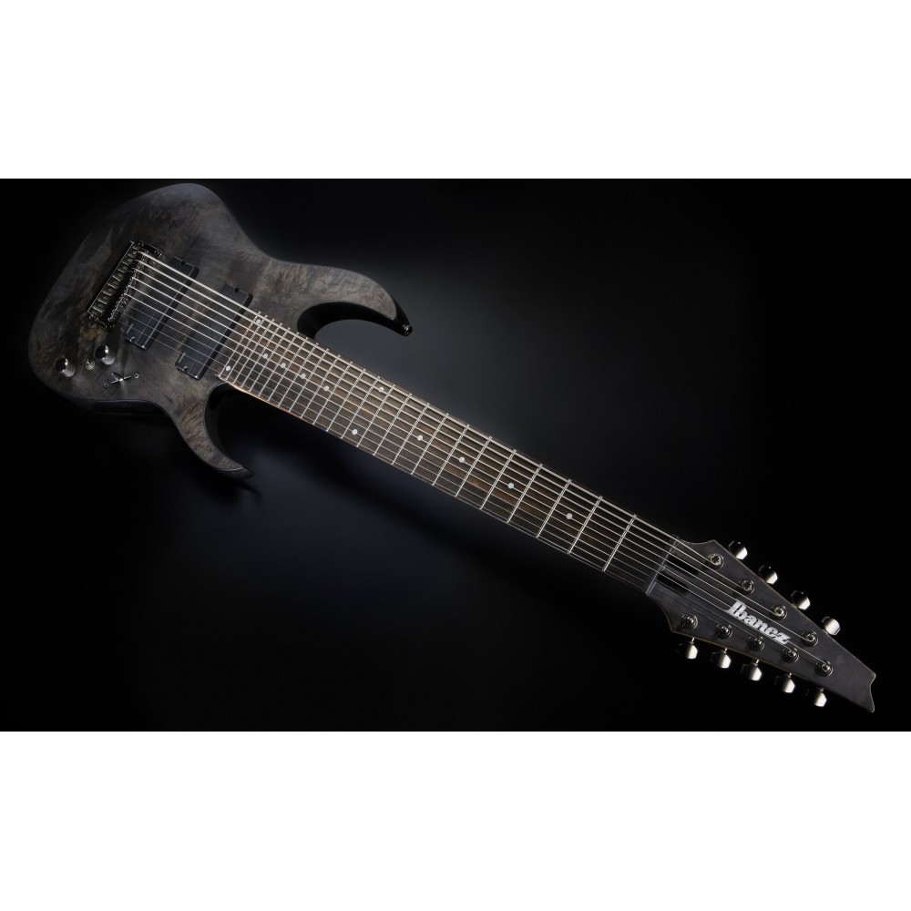 Ibanez RG9PB-TGF Axe Design Lab RG Electric Guitar 9-String - Transparent Gray Flat