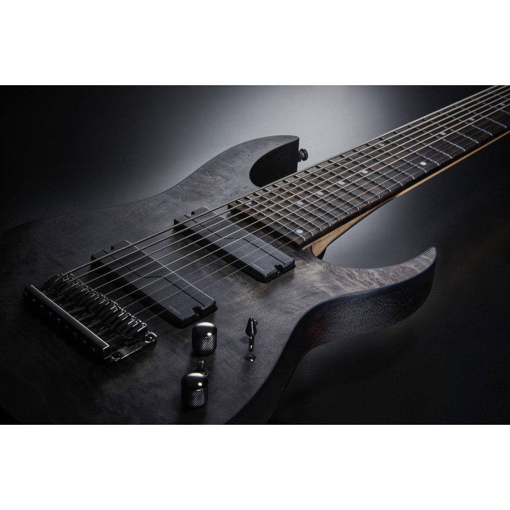 Ibanez RG9PB-TGF Axe Design Lab RG Electric Guitar 9-String - Transparent Gray Flat