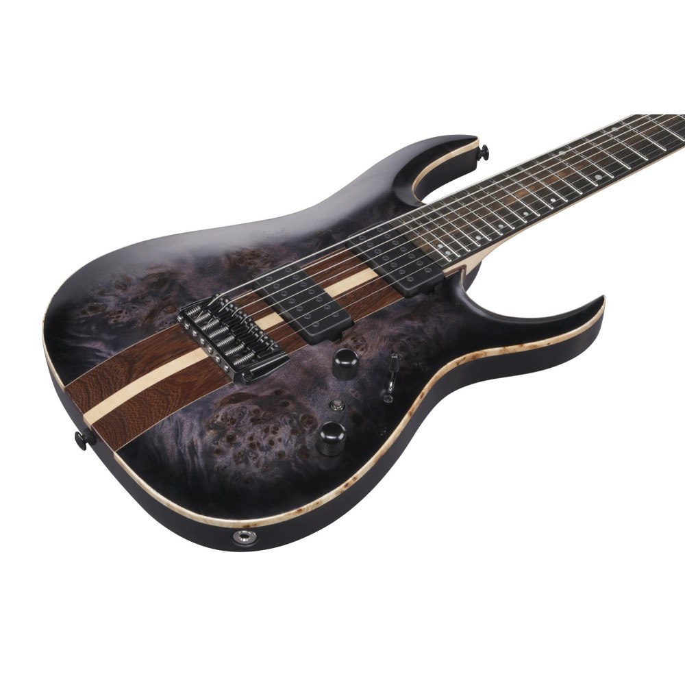 Ibanez RGA217P1PBDRL Premium RGA Electric Guitar 7-String - Deep Twilight Burst Low Gloss + Gig Bag