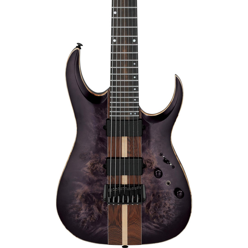 Ibanez RGA217P1PBDRL Premium RGA Electric Guitar 7-String - Deep Twilight Burst Low Gloss + Gig Bag