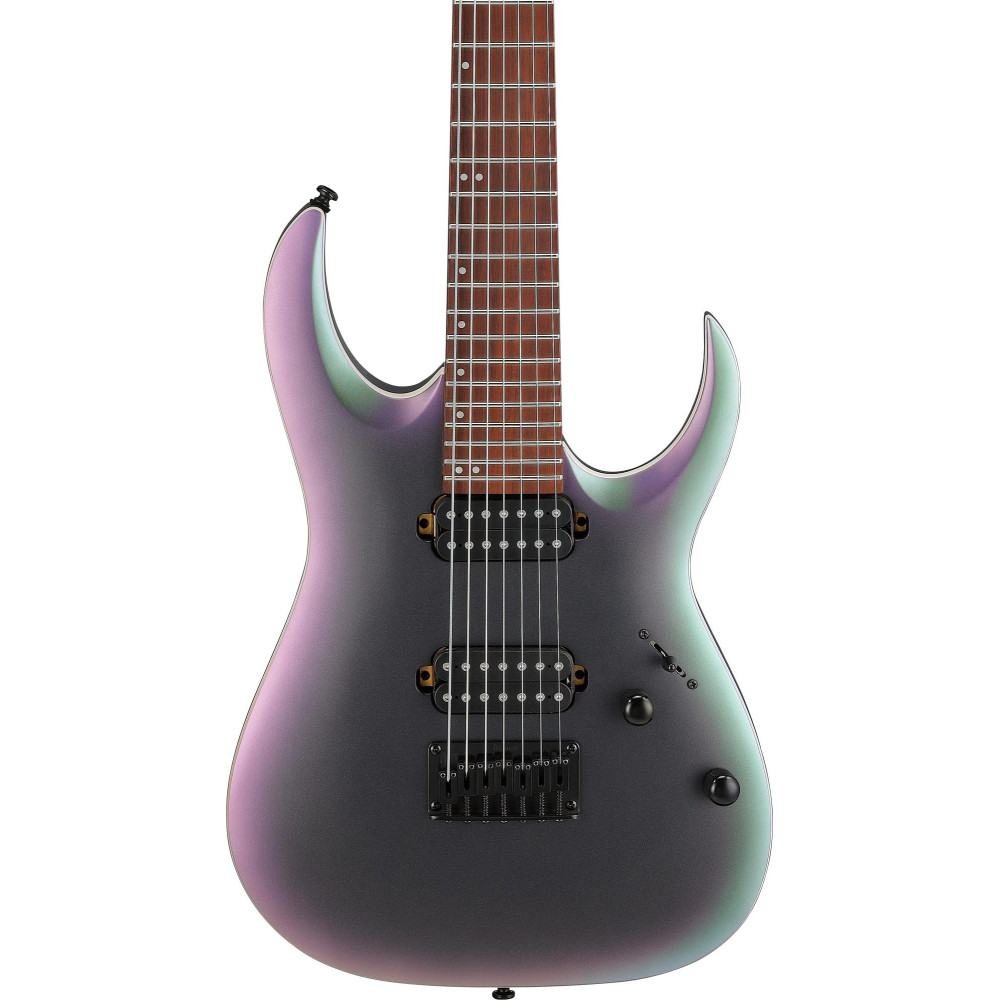 Ibanez RGA742EX-BAM RGA Electric Guitar 7-String - Black Aurora Burst Matte