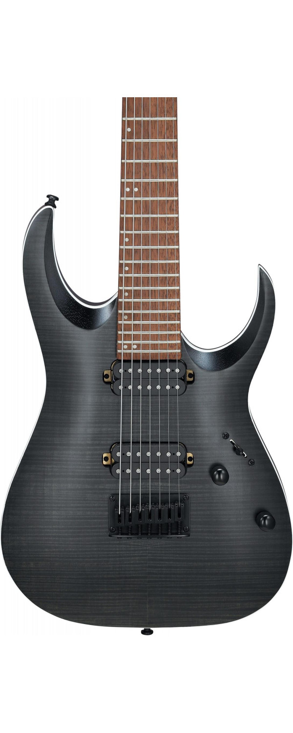 Ibanez RGA742FM-TGF RGA Electric Guitar 7-String - Transparent Grey Flat