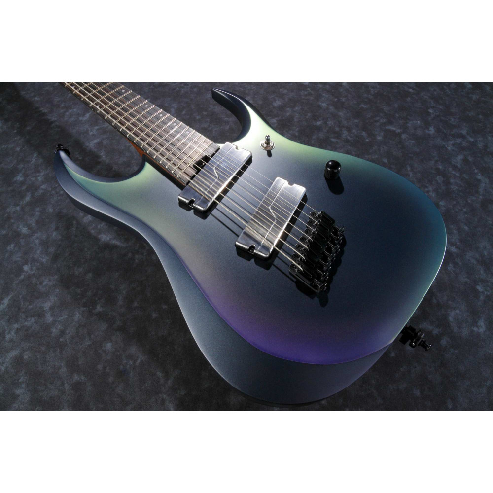 Ibanez RGD71ALMS-BAM Axe Design Lab RGD Electric Guitar 7-String Multi Scale - Black Aurora Burst Matte