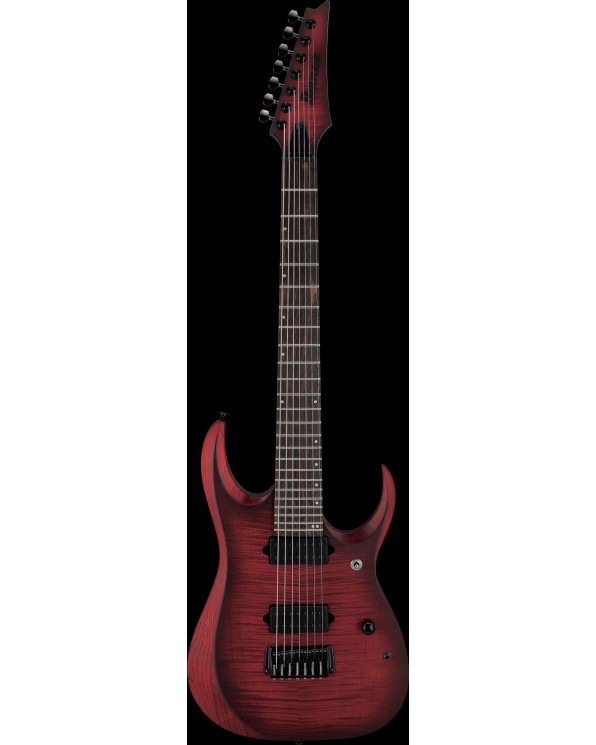 Ibanez RGD721FA-WUF RGD Electric Guitar 7-String - Stained Wine Red Burst Flat