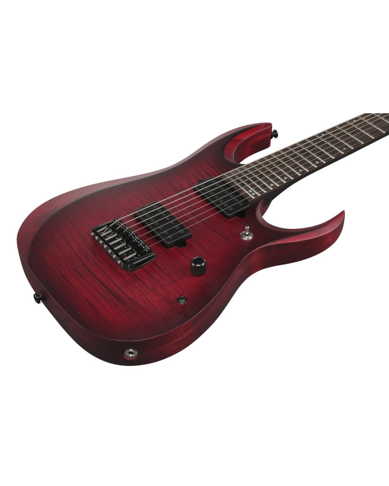 Ibanez RGD721FA-WUF RGD Electric Guitar 7-String - Stained Wine Red Burst Flat