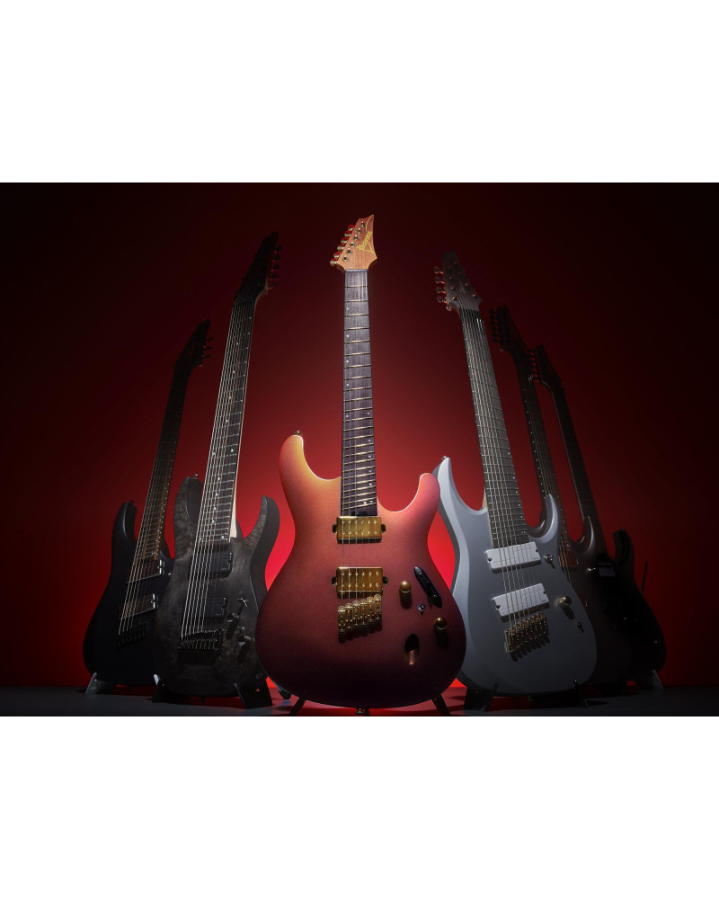 Ibanez RGDMS8-CSM Axe Design Lab RGD Electric Guitar 8-String Multi Scale - Classic Silver Metallic