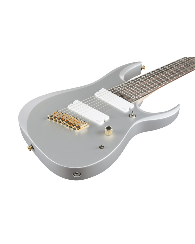Ibanez RGDMS8-CSM Axe Design Lab RGD Electric Guitar 8-String Multi Scale - Classic Silver Metallic