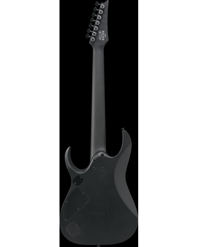 Ibanez RGDRB71-BKF Iron Label RGD Electric Guitar 7-String - Black Flat