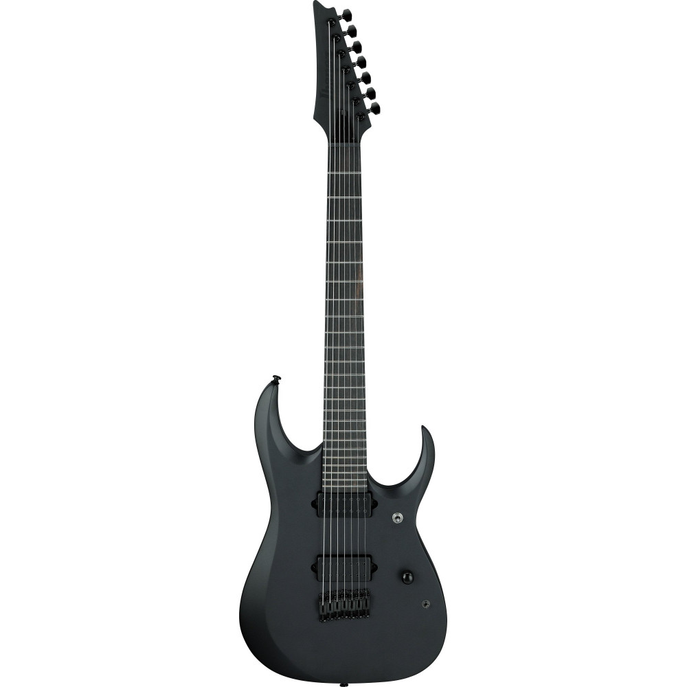 Ibanez RGDRB71-BKF Iron Label RGD Electric Guitar 7-String - Black Flat