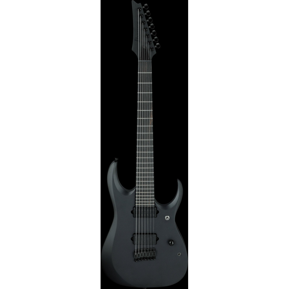 Ibanez RGDRB71-BKF Iron Label RGD Electric Guitar 7-String - Black Flat