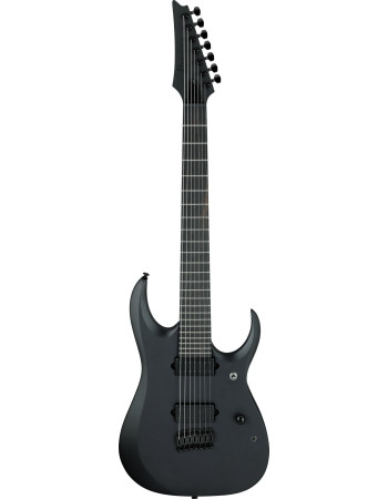 Ibanez RGDRB71-BKF Iron Label RGD Electric Guitar 7-String - Black Flat