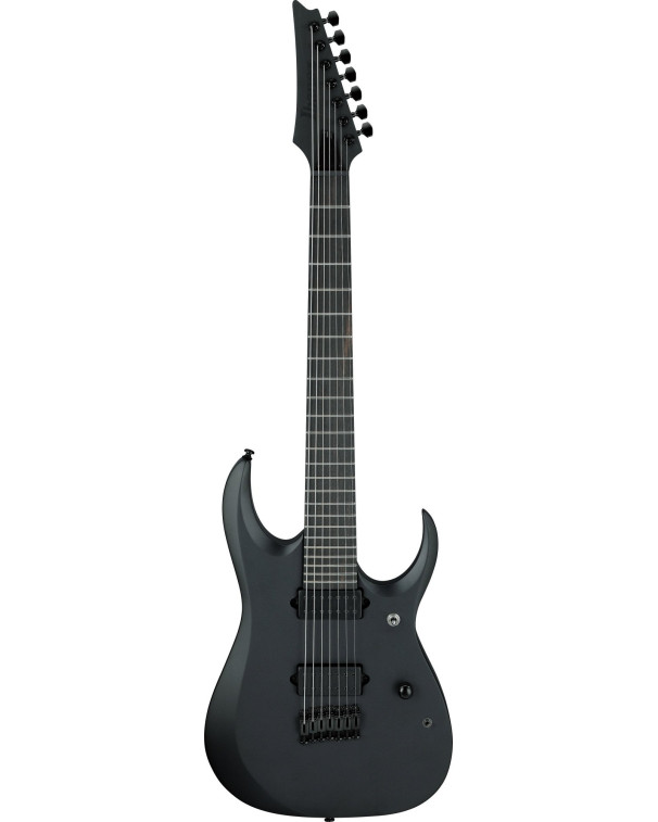 Ibanez RGDRB71-BKF Iron Label RGD Electric Guitar 7-String - Black Flat