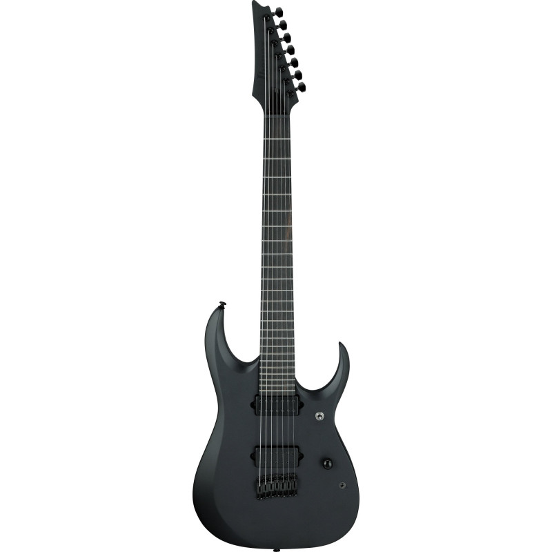Ibanez RGDRB71-BKF Iron Label RGD Electric Guitar 7-String - Black Flat