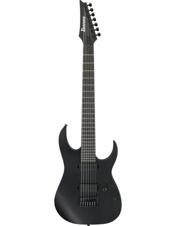 Ibanez RGIXL7-BKF Iron Label RG Electric Guitar 7-String - Black Flat