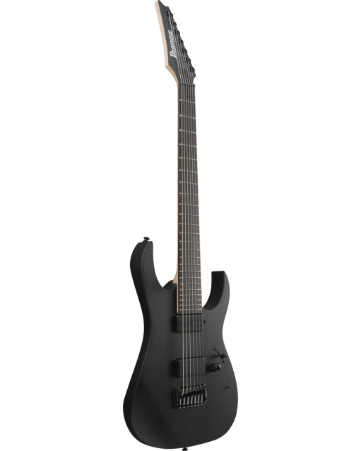 Ibanez RGIXL7-BKF Iron Label RG Electric Guitar 7-String - Black Flat