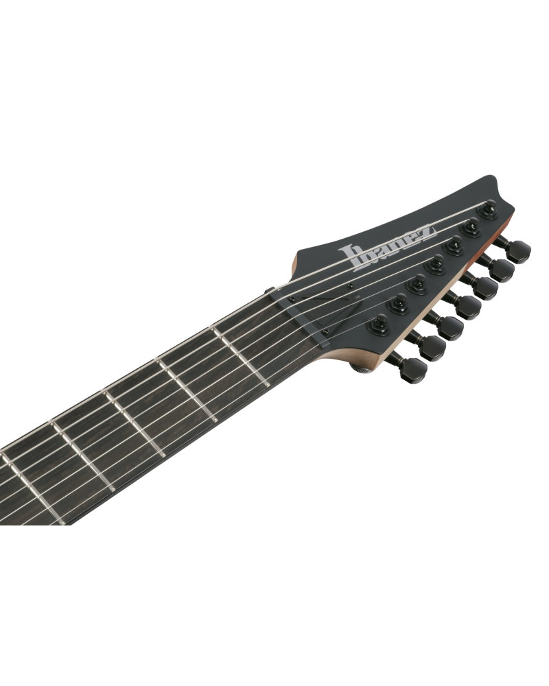 Ibanez RGIXL7-BKF Iron Label RG Electric Guitar 7-String - Black Flat