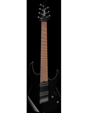 Ibanez RGMS7-BK RG Electric Guitar 7-String Multi Scale - Black