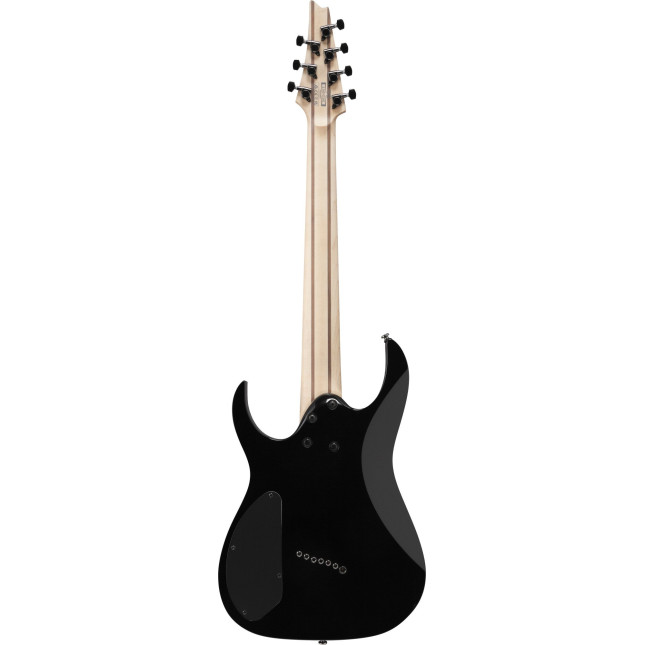 Ibanez RGMS7-BK RG Electric Guitar 7-String Multi Scale - Black