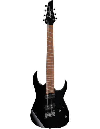 Ibanez RGMS7-BK RG Electric Guitar 7-String Multi Scale - Black
