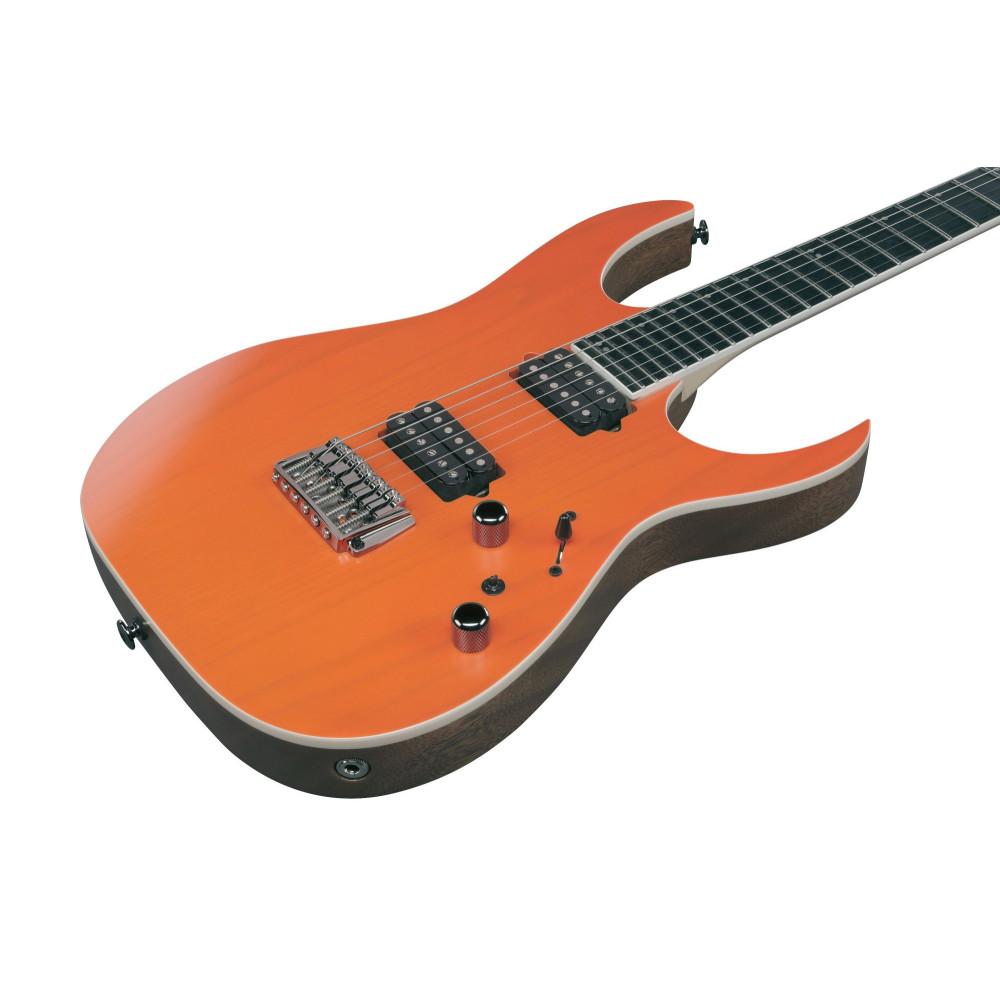 Ibanez RGR5221-TFR Prestige RG Electric Guitar 6-String - Transparent Fluorescent Orange + Case M20RG