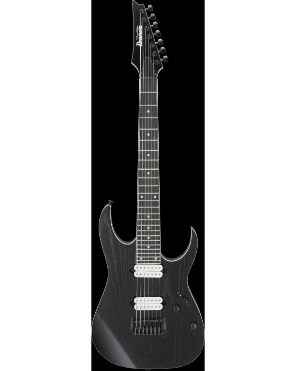 Ibanez RGR752AHBF-WK Prestige RGR Electric Guitar 7-String - Weathered Black + Case