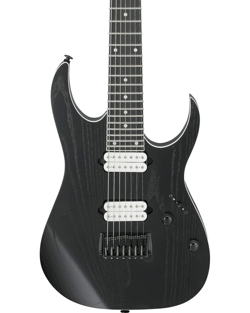 Ibanez RGR752AHBF-WK Prestige RGR Electric Guitar 7-String - Weathered Black + Case