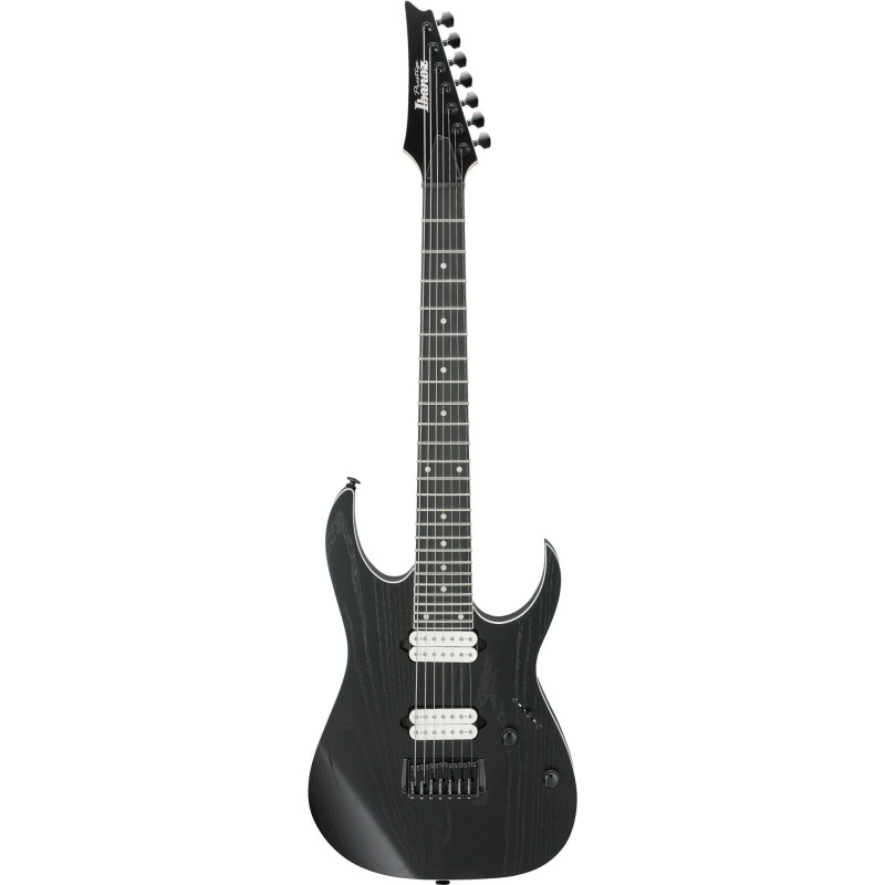 Ibanez RGR752AHBF-WK Prestige RGR Electric Guitar 7-String - Weathered Black + Case