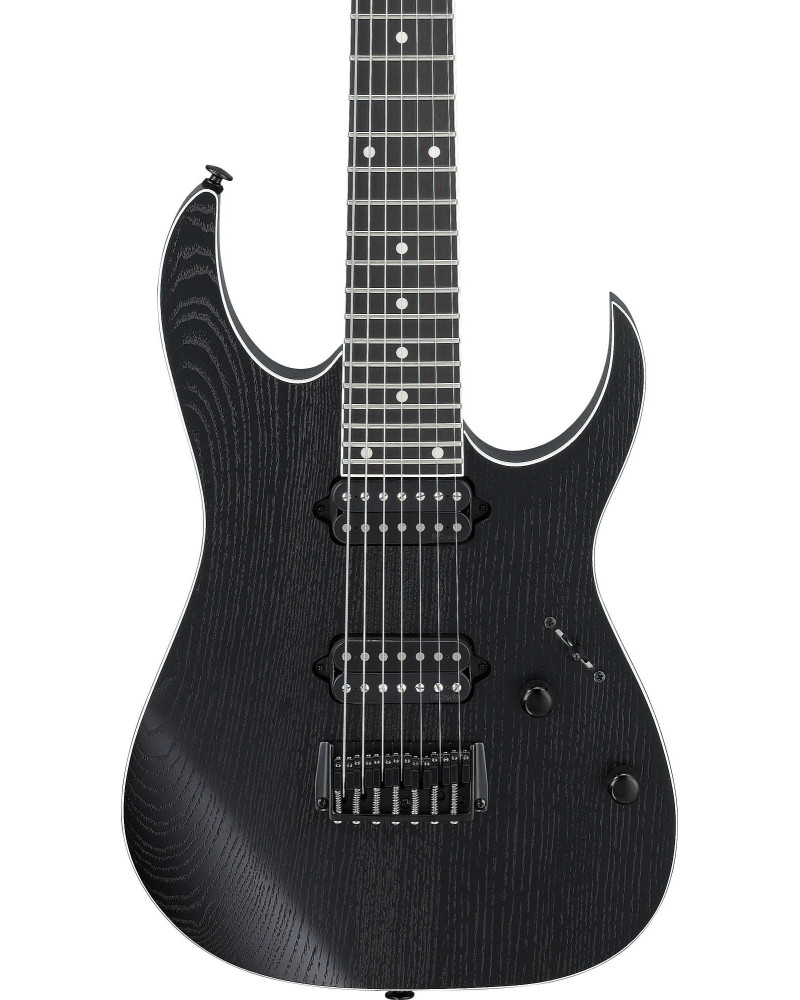 Ibanez RGR762AHBF-WK Prestige RGR Electric Guitar 7-String - Weathered Black + Case