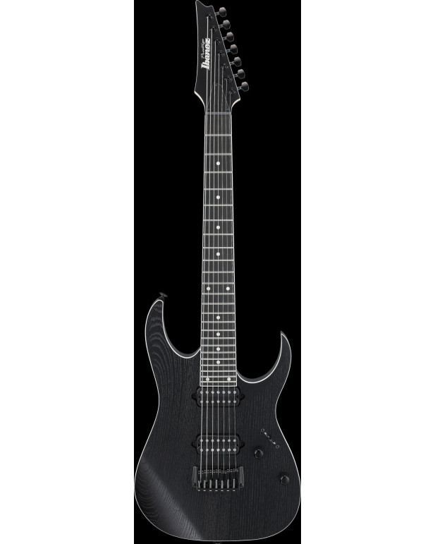 Ibanez RGR762AHBF-WK Prestige RGR Electric Guitar 7-String - Weathered Black + Case