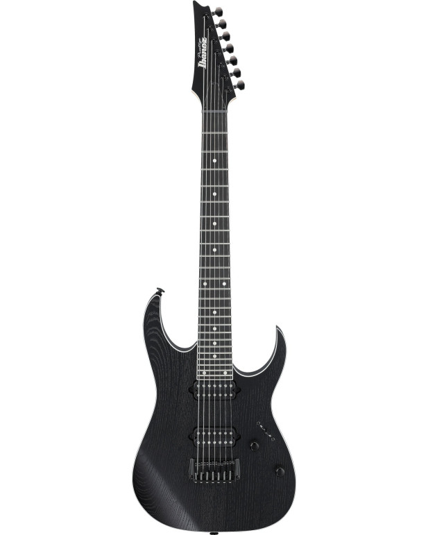 Ibanez RGR762AHBF-WK Prestige RGR Electric Guitar 7-String - Weathered Black + Case