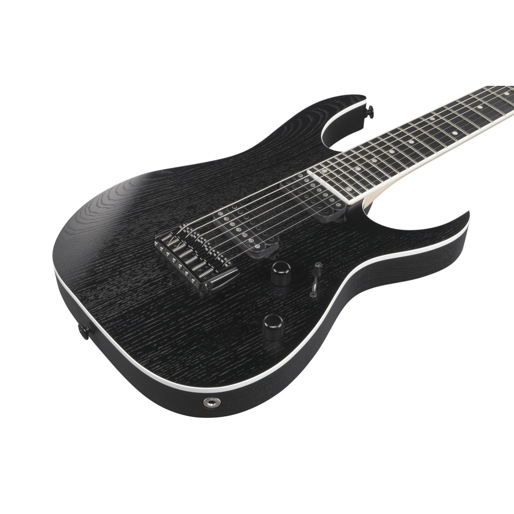 Ibanez RGR762AHBF-WK Prestige RGR Electric Guitar 7-String - Weathered Black + Case