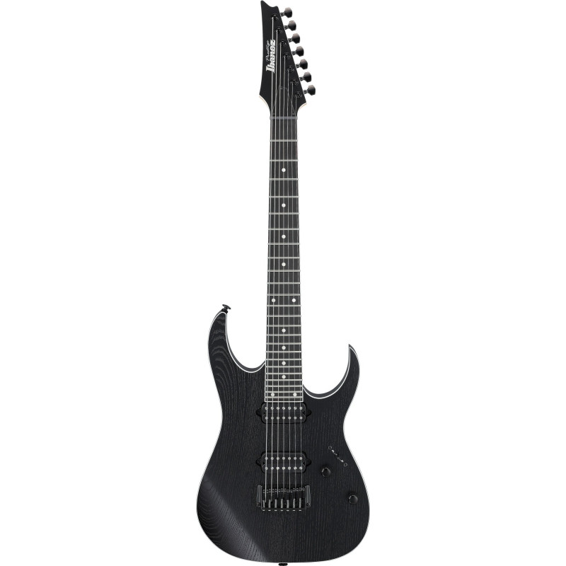 Ibanez RGR762AHBF-WK Prestige RGR Electric Guitar 7-String - Weathered Black + Case