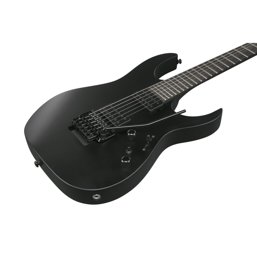 Ibanez RGRB620-BKF Iron Label RGR Electric Guitar 6-String - Black Flat