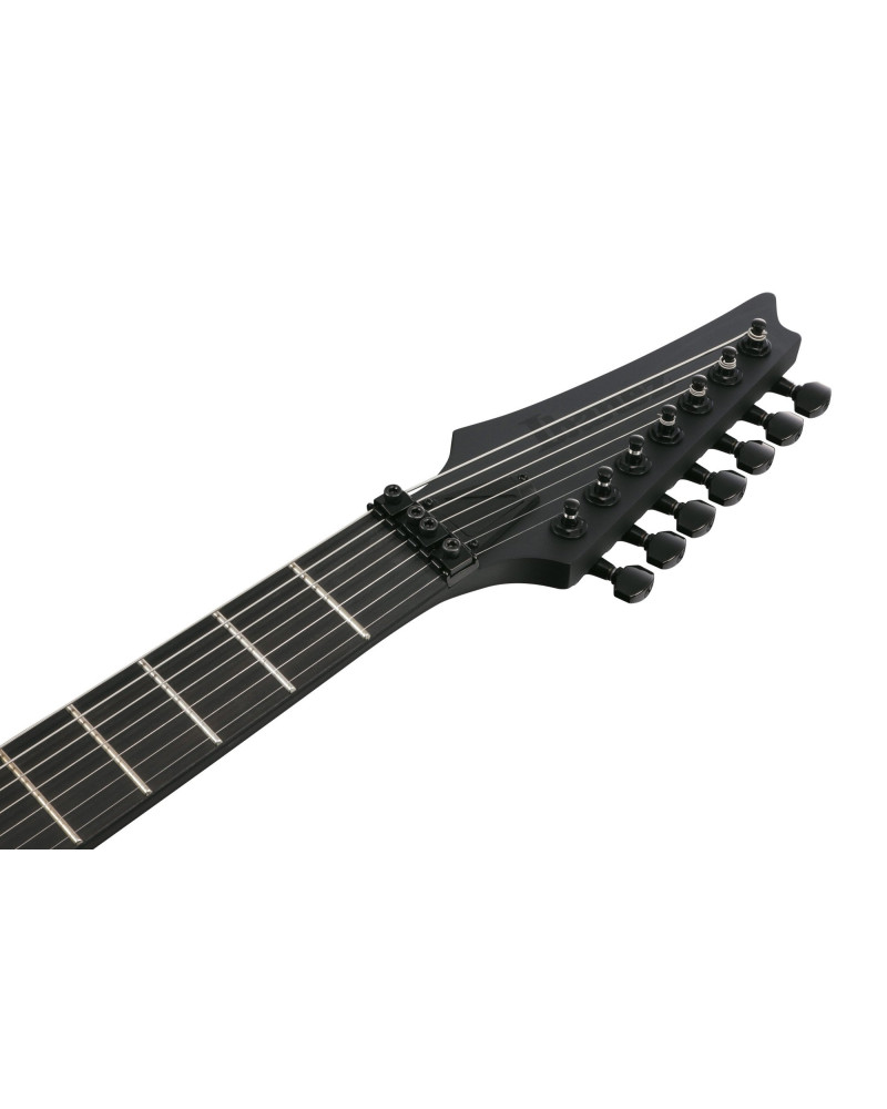 Ibanez RGRB720-BKF Iron Label RGR Electric Guitar 7-String - Black Flat