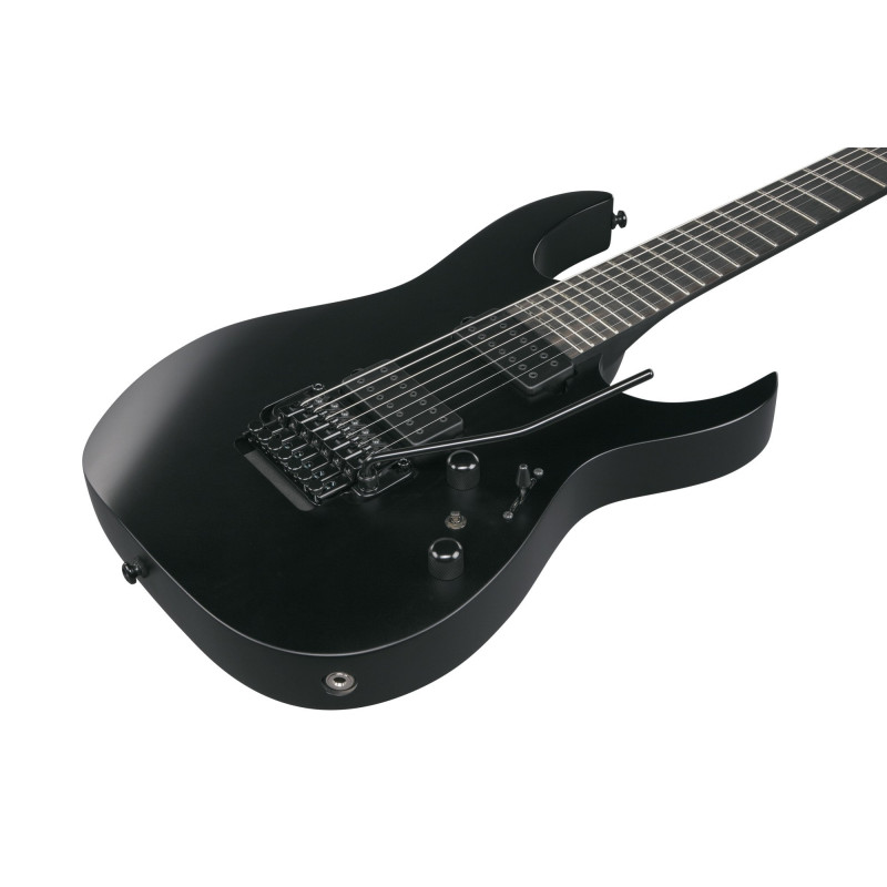 Ibanez RGRB720-BKF Iron Label RGR Electric Guitar 7-String - Black Flat