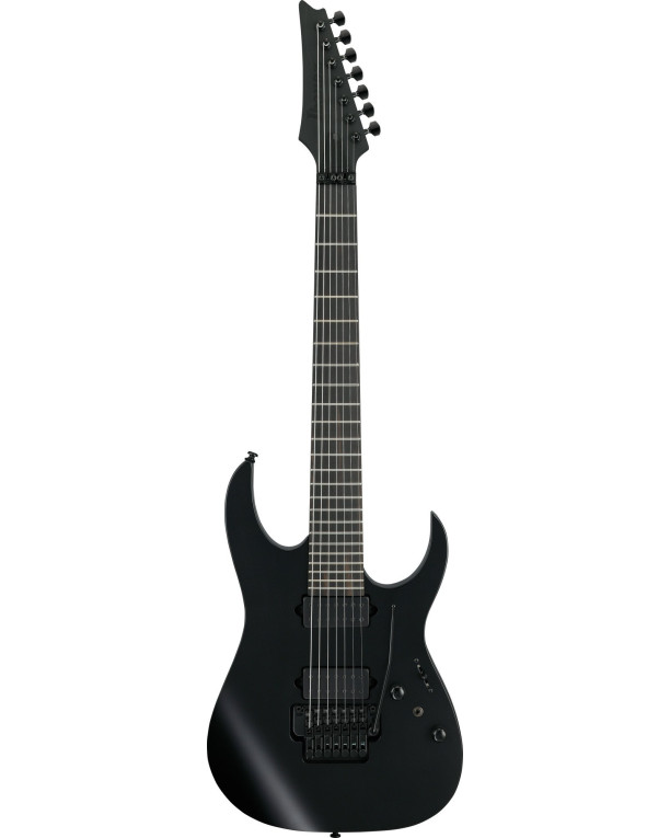 Ibanez RGRB720-BKF Iron Label RGR Electric Guitar 7-String - Black Flat