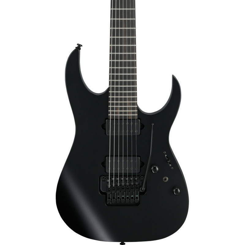 Ibanez RGRB720-BKF Iron Label RGR Electric Guitar 7-String - Black Flat