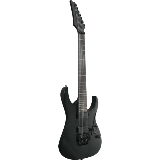 Ibanez RGRB720-BKF Iron Label RGR Electric Guitar 7-String - Black Flat